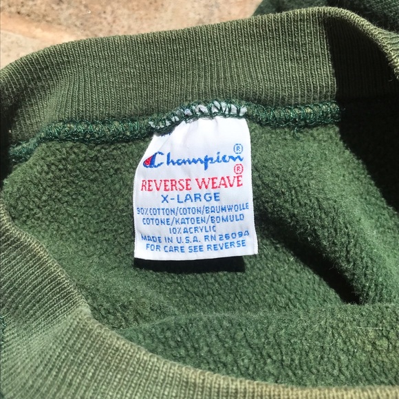 Vintage Cropped Collegiate Crewneck - Sienna - Picture 5 of 5